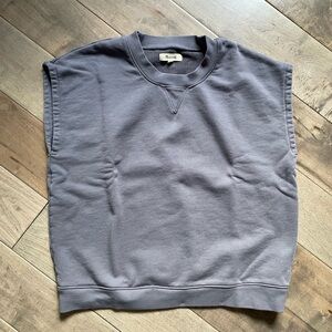 Madewell sleeveless sweatshirt